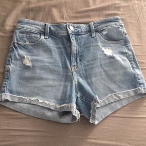 High waisted hollister denim shorts
